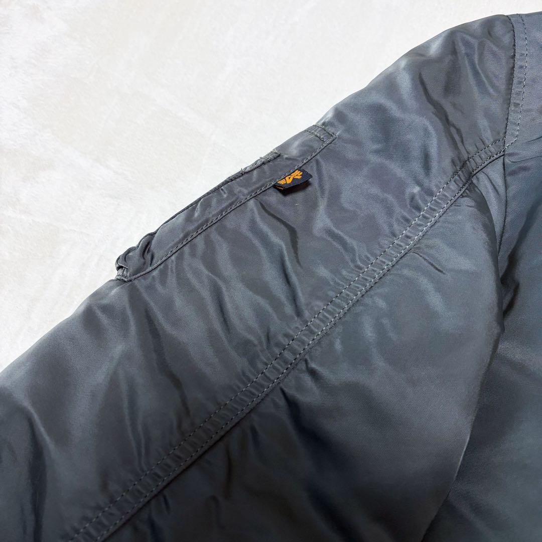 美品 アルファインダストリーズ MA-1 フライトジャケット L カーキ