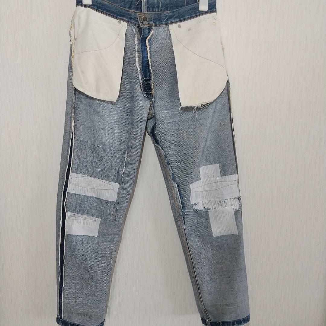 泣*ぞ様 60s Levi's 502 ビッグe イエロー糸