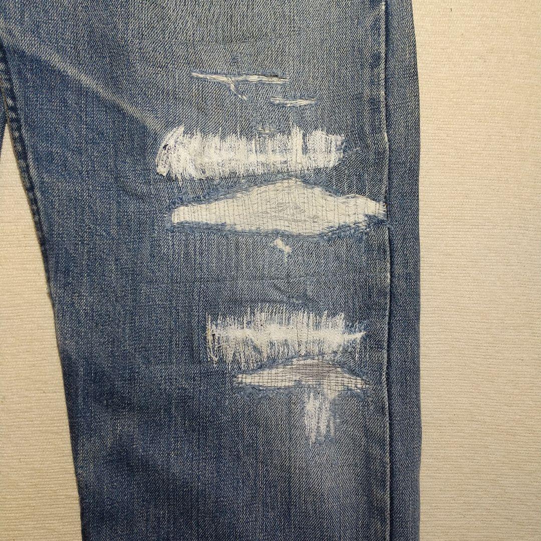 泣*ぞ様 60s Levi's 502 ビッグe イエロー糸