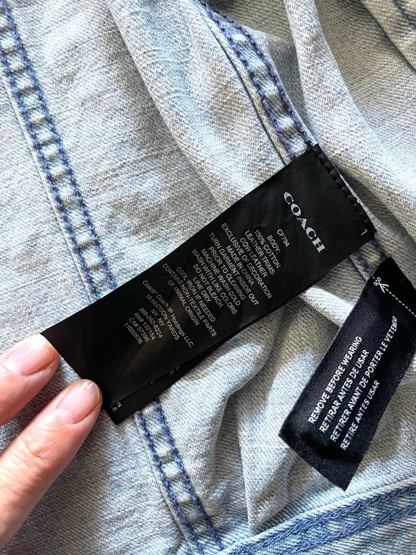 【あっちゃん】COACH コーチ　COACHアウター COACHジージャン