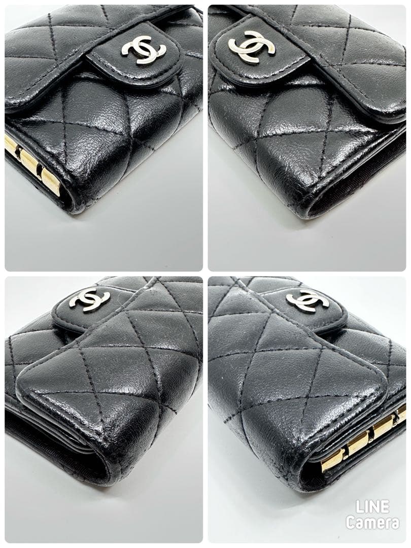 【美品】CHANEL マトラッセ　4連キーケース　25番台（311-45)
