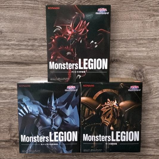 遊戯王 Monsters LEGION 三幻神 フィギュア 3体セット 匿名配送 - メルカリ
