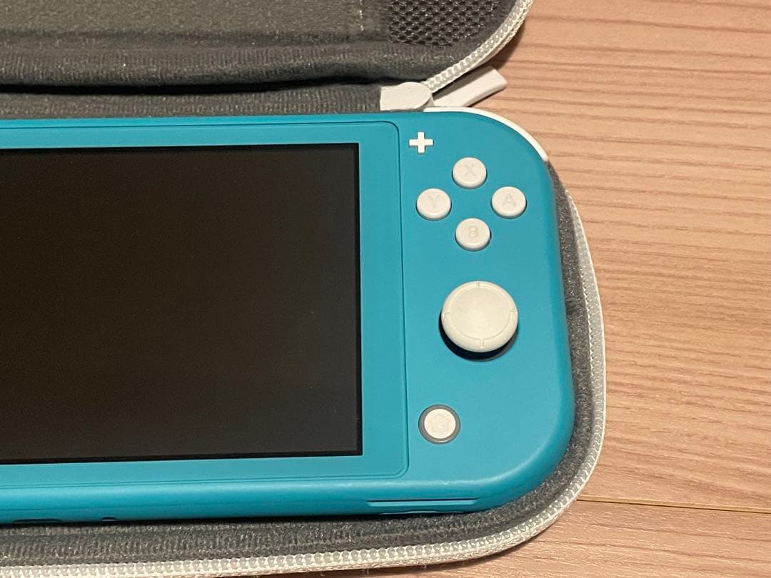 ひ*ろ様 Nintendo Switch Lite ターコイズ ケース付き