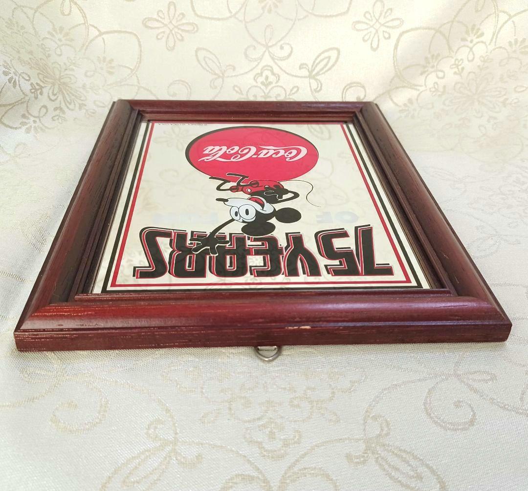 パブミラー コカ・コーラ ✕ ディズニー ミッキーマウス 75周年 鏡