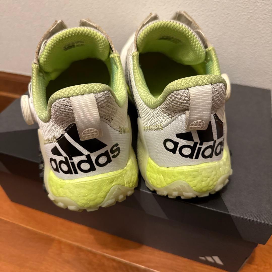 adidas ボアシステム ゴルフシューズ ホワイト/ライム