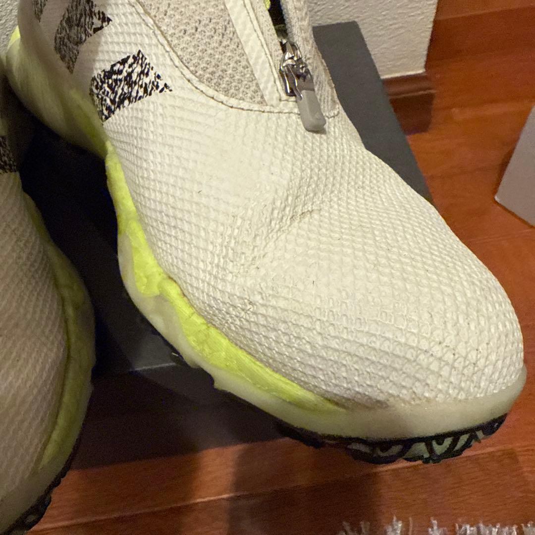 adidas ボアシステム ゴルフシューズ ホワイト/ライム