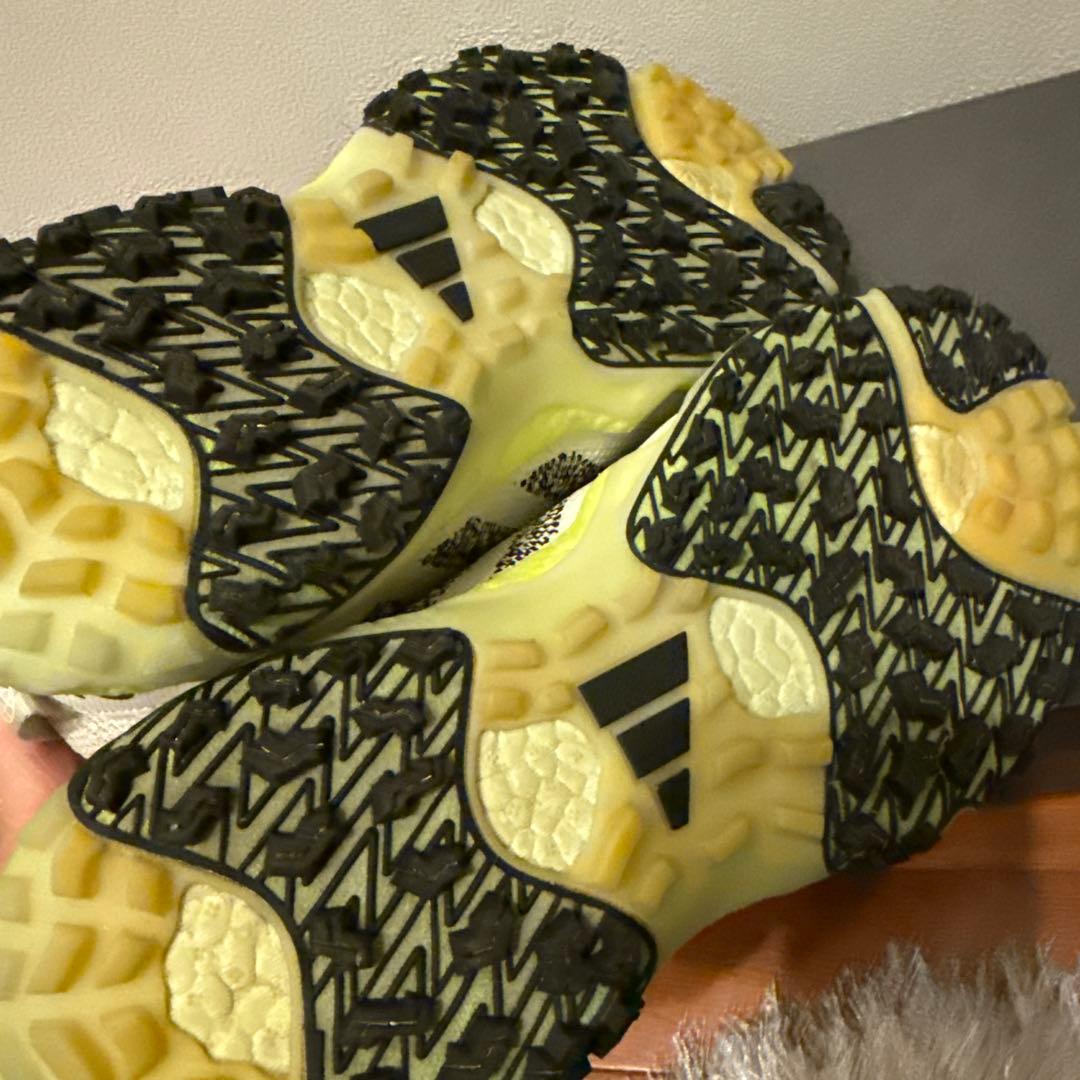 adidas ボアシステム ゴルフシューズ ホワイト/ライム