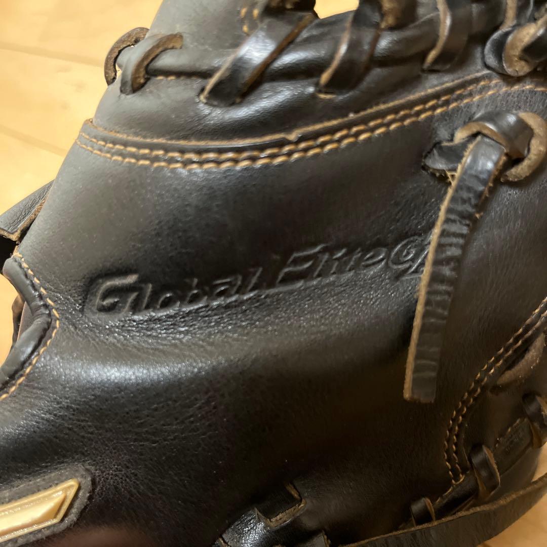 ミズノ　キャッチャーミット　軟式用　黒