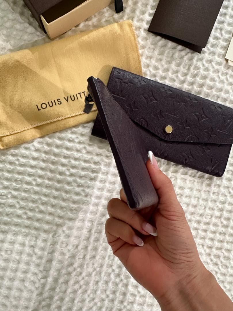 ルイ・ヴィトン モノグラム・アンプラント ポルトフォイユ・キュリユーズ　長財布