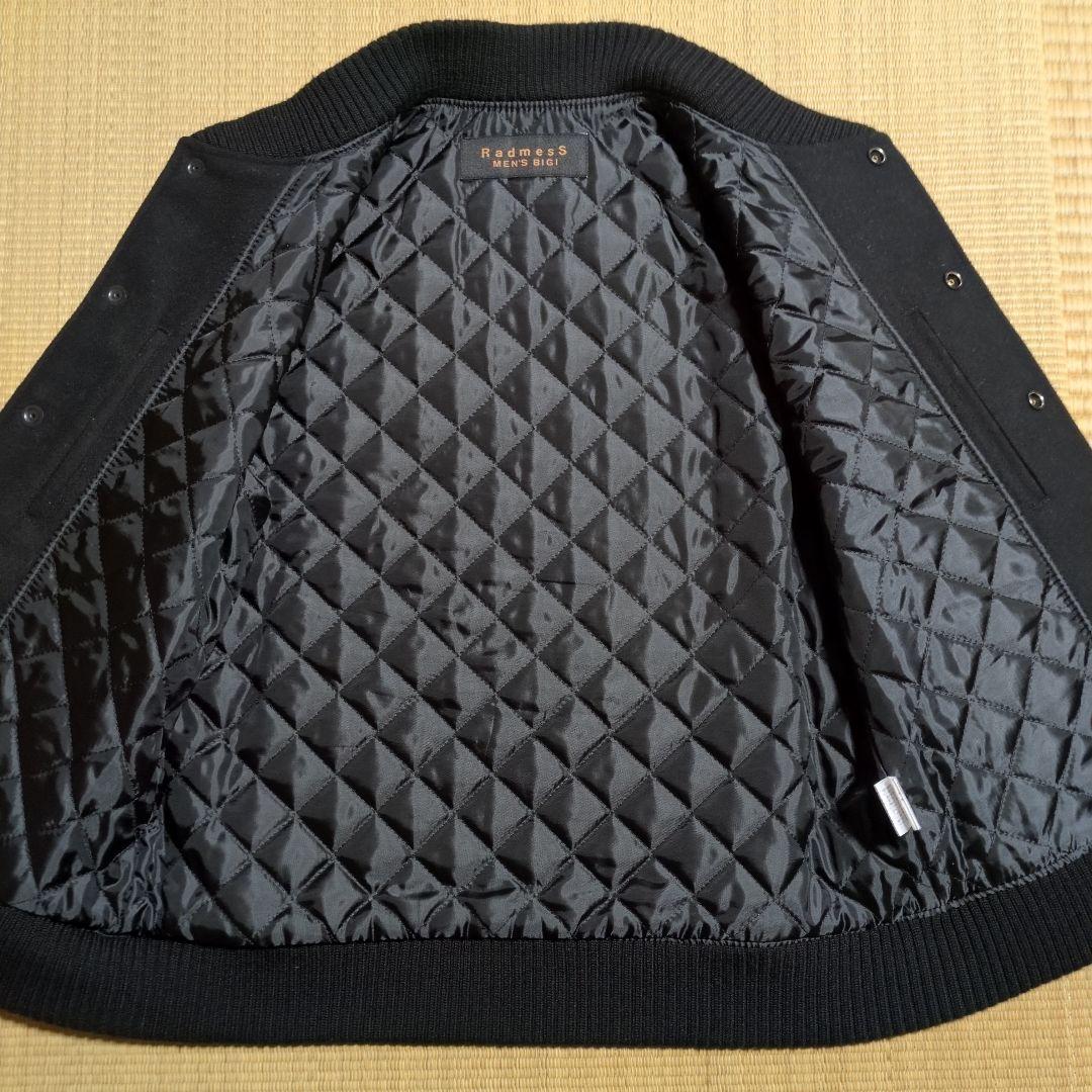 RadmesS MEN'S BIGI スタジャン 本革 牛革 ウール Mサイズ