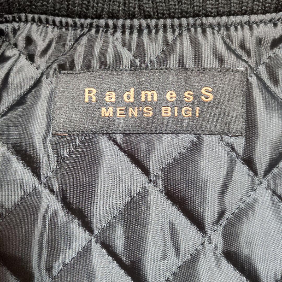 RadmesS MEN'S BIGI スタジャン 本革 牛革 ウール Mサイズ