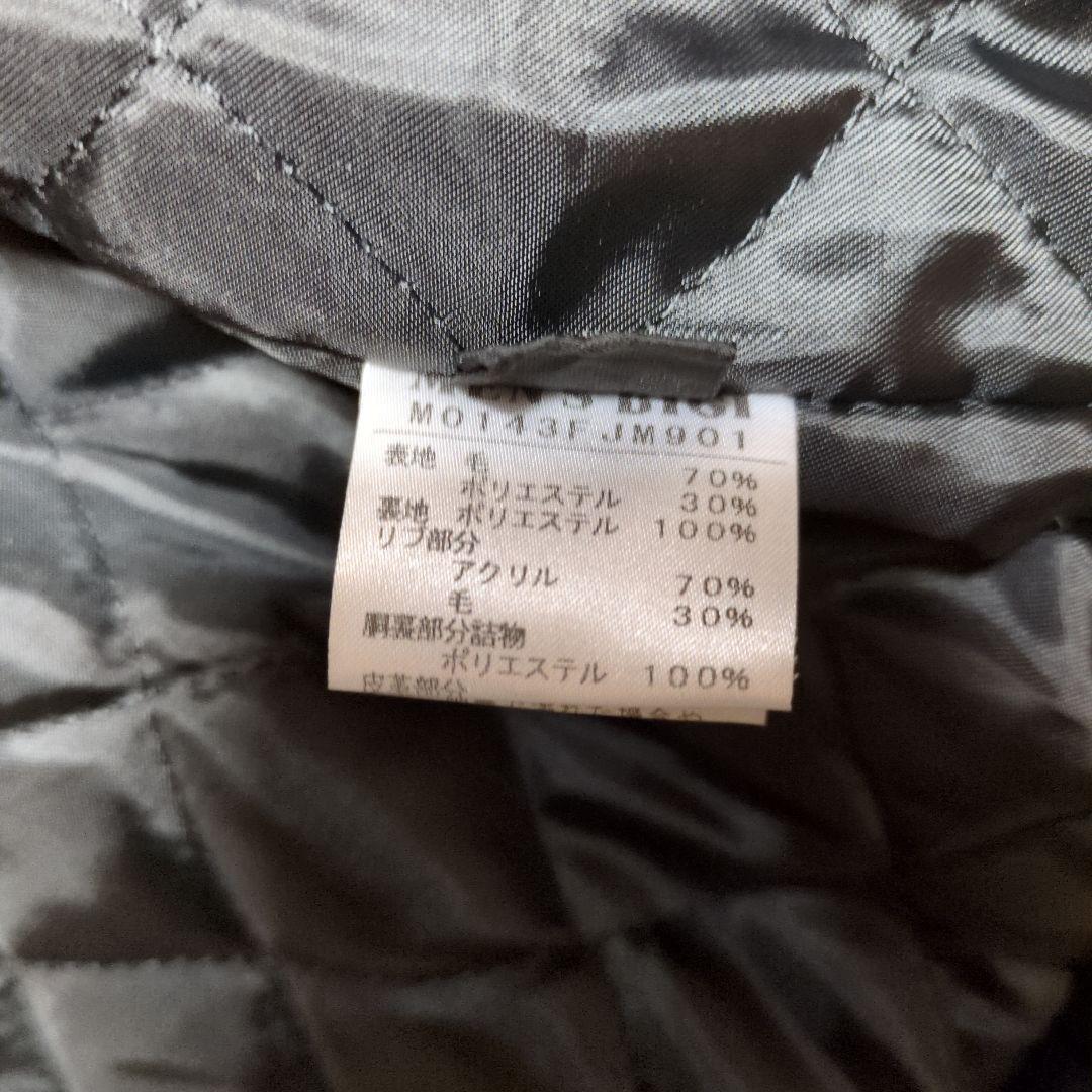 RadmesS MEN'S BIGI スタジャン 本革 牛革 ウール Mサイズ