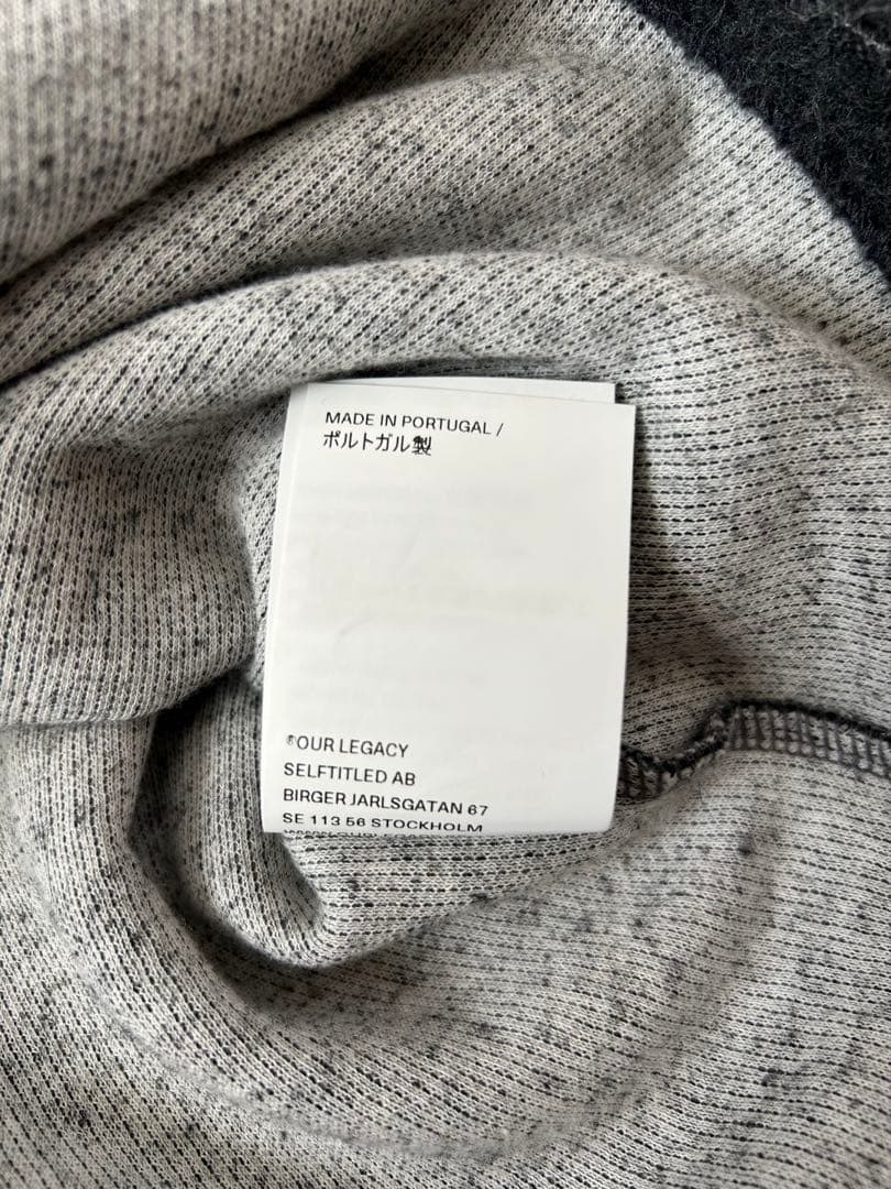 【OUR LEGACY】《美品》SHRUNKEN FULLZIP POLO 48