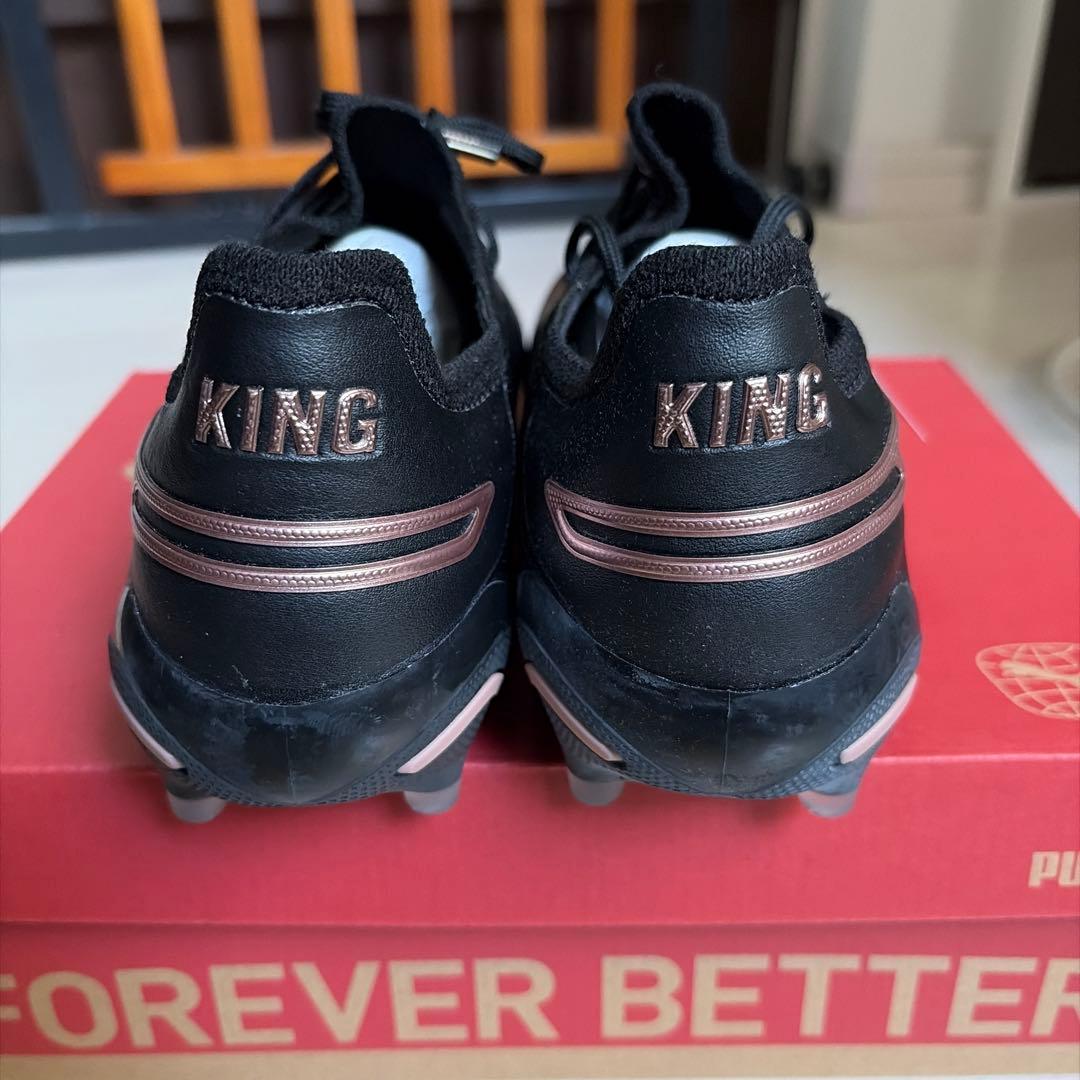 Puma KING サッカーシューズ 27.5cm ブラック/ローズゴールド