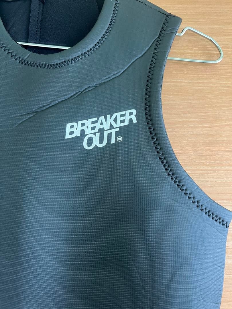 BREAKER OUT ロングジョンウェットスーツ　ブラック　サイズL 中古