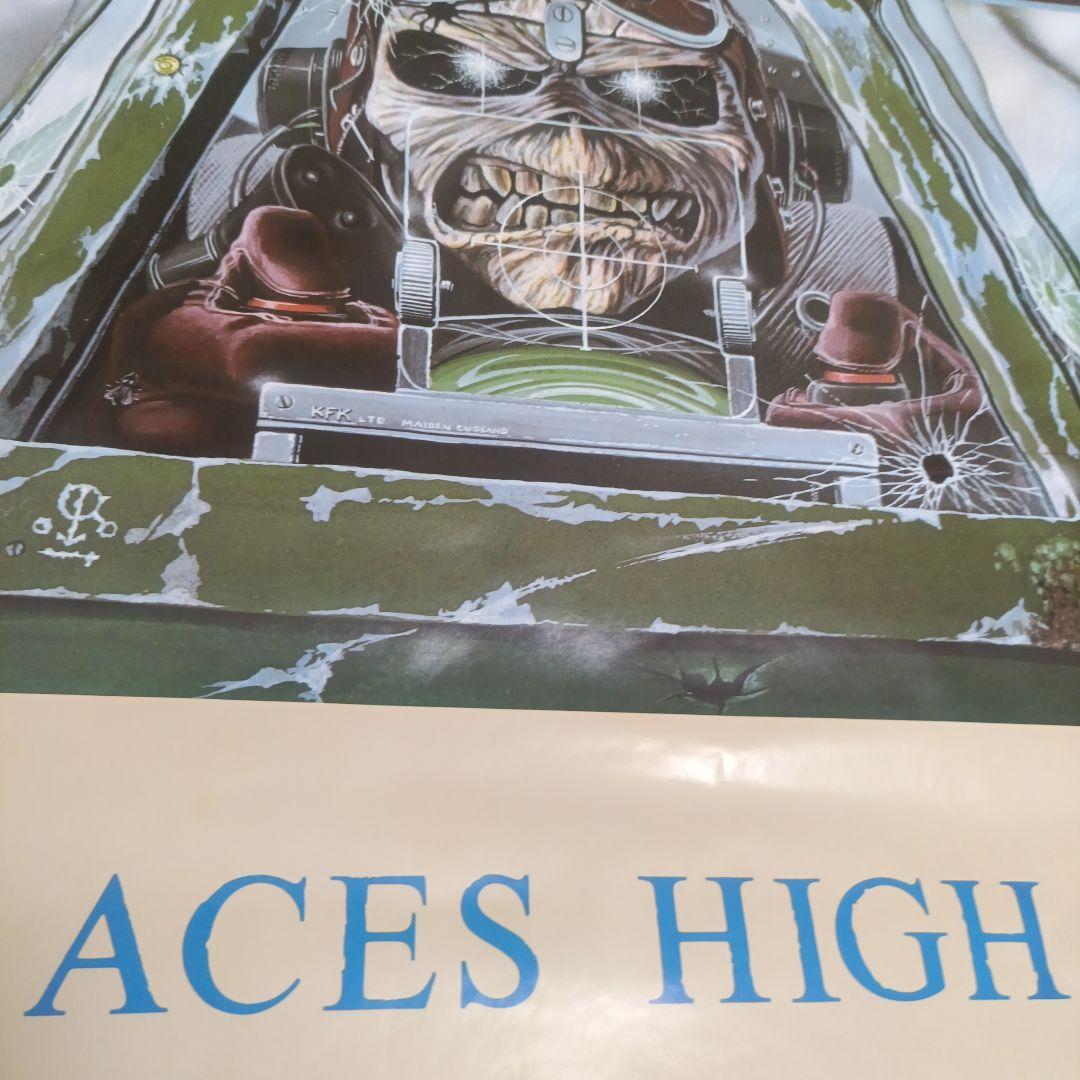 IRON MAIDEN ポスター ACES HIGH Poster 1985