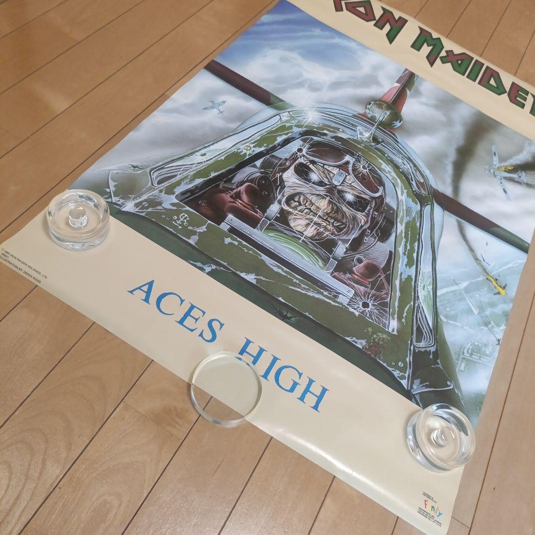 IRON MAIDEN ポスター ACES HIGH Poster 1985
