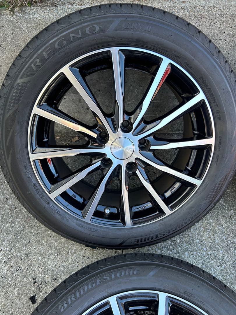 M&H様ブリヂストン REGNO GRVⅡ 205/55R17 ホイールセット