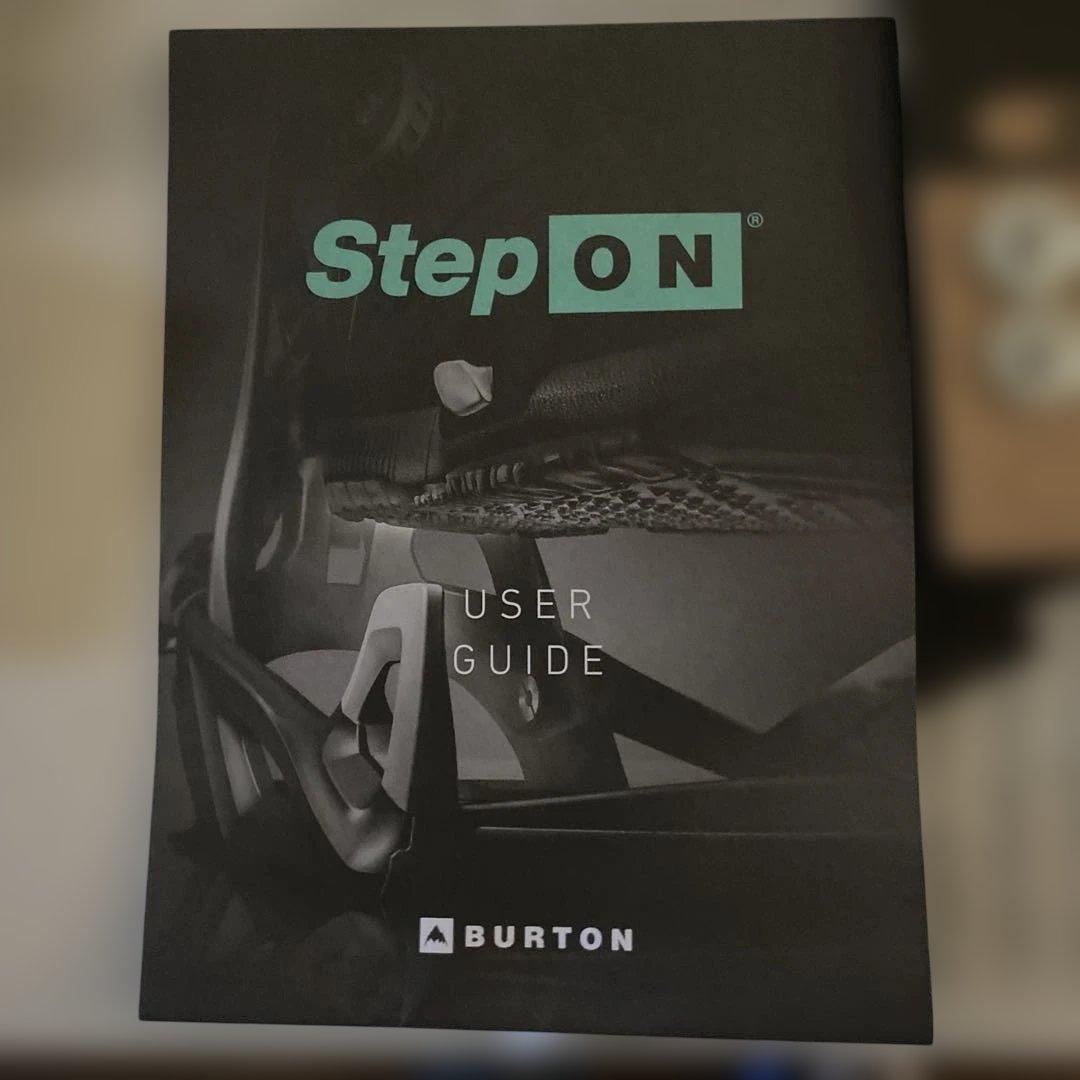 ホワイト スノーボード ビンディング ステップオン