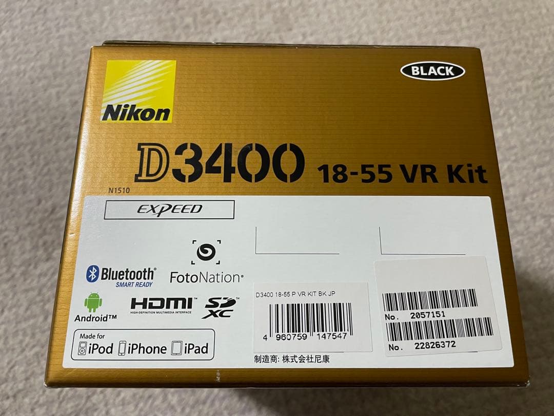 デジタルカメラ Nicon D3400