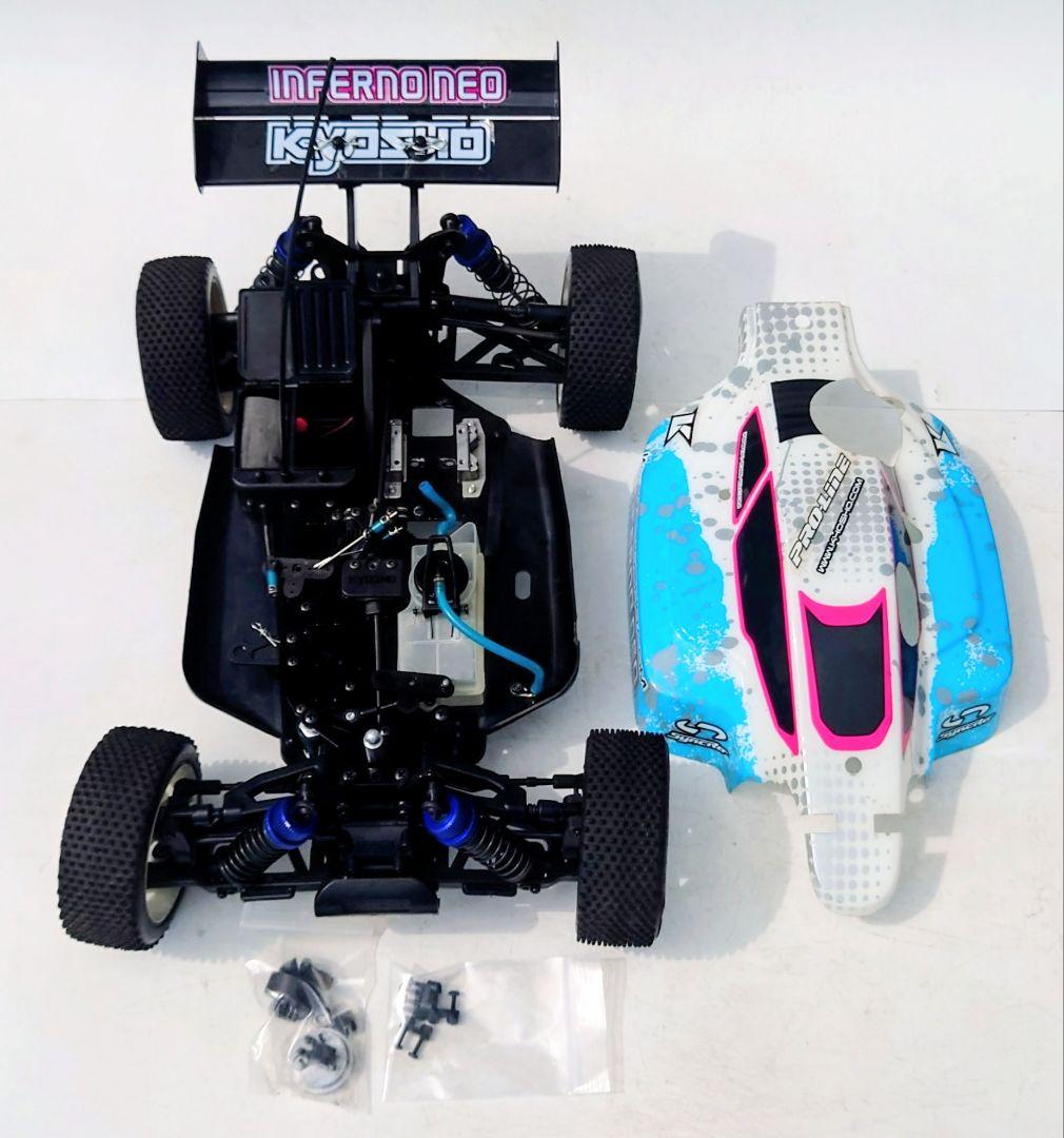 美品！京商 Inferno Neo 1/8GPシャーシ 3Pクラッチ一式付