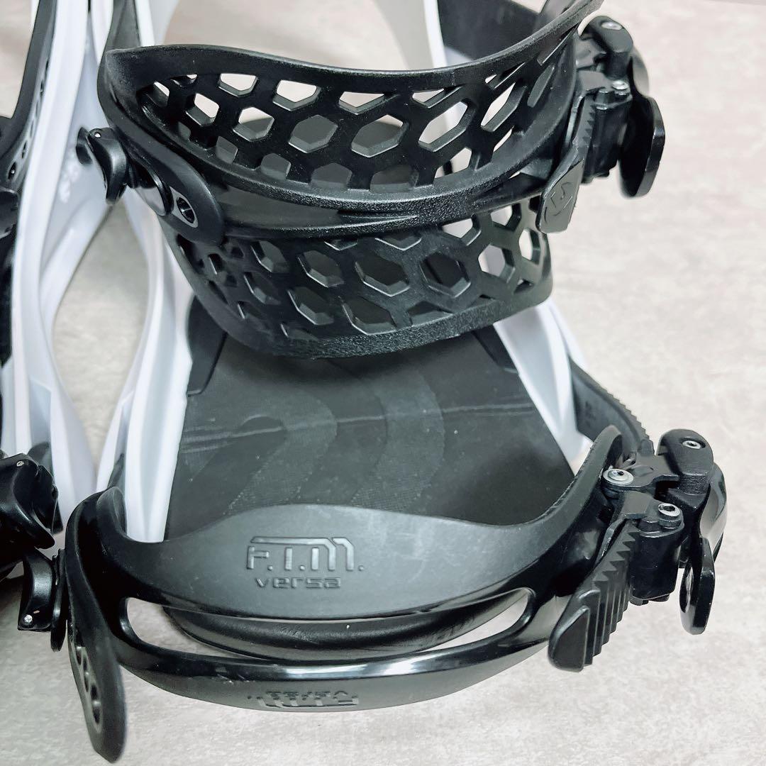 FLUX EM ホワイト スノーボード ビンディング Mサイズ