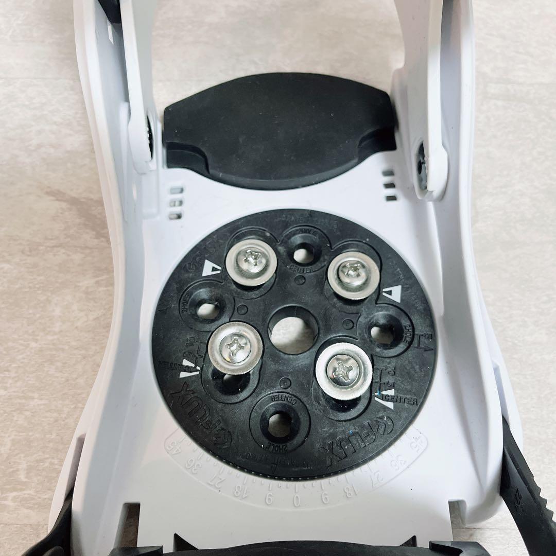 FLUX EM ホワイト スノーボード ビンディング Mサイズ