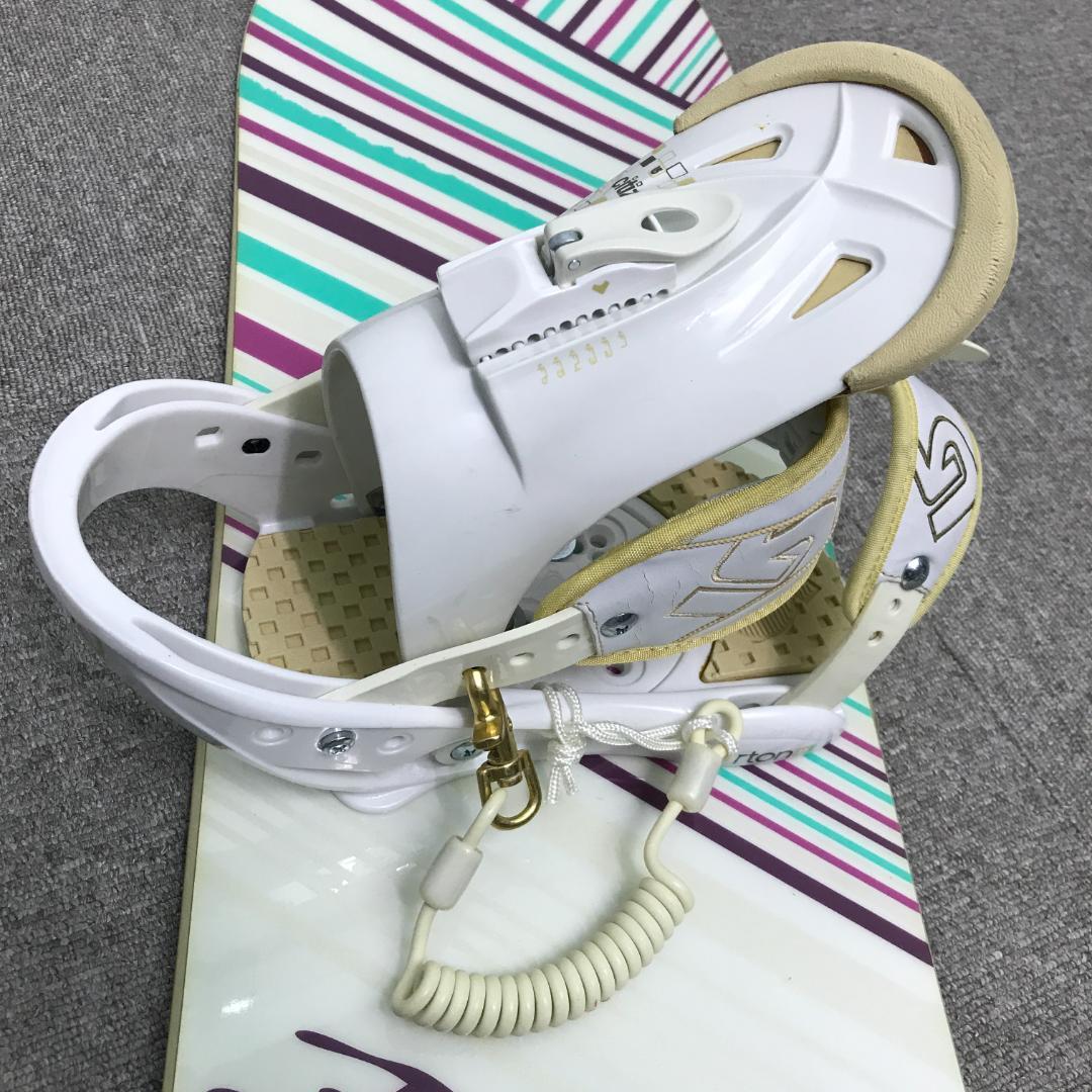 7万超セット□WAX済□BURTON ボード ビンディング レディース
