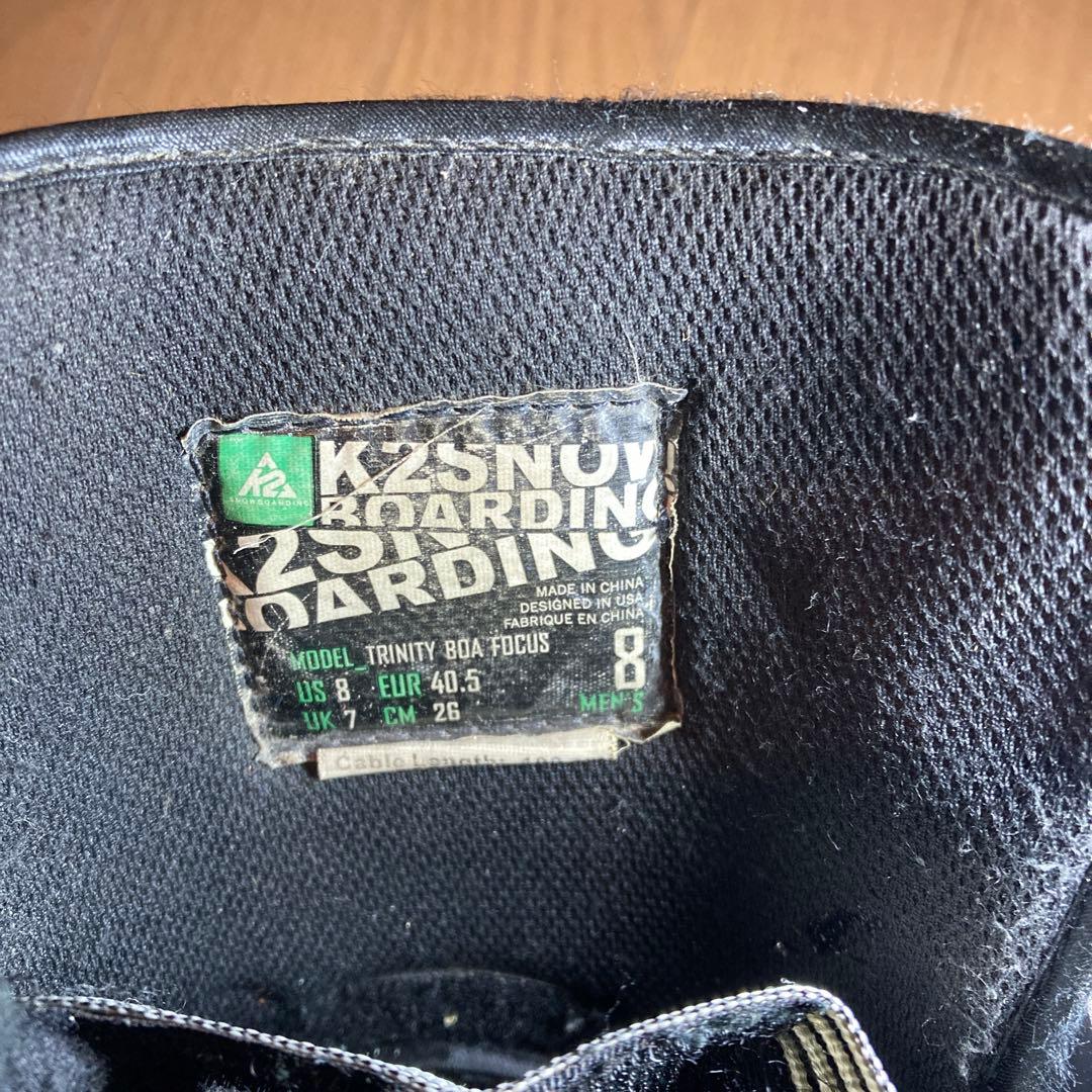 SALE】K2 TRINITY FOCUS トリプルBOA スノーボードブーツ - メルカリ