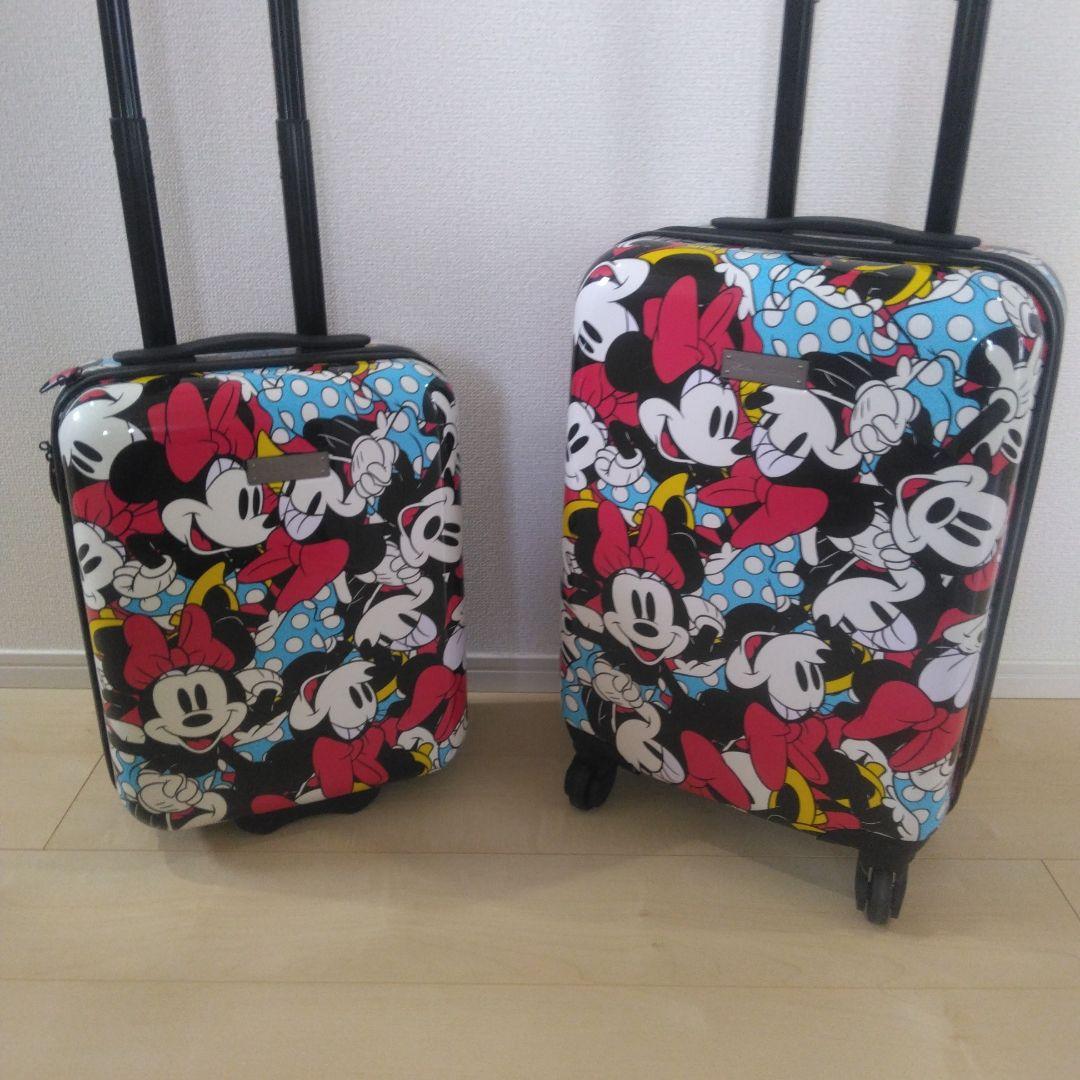 【極美品】ディズニー アメリカンツーリスター ミニーちゃん　スーツケース セット