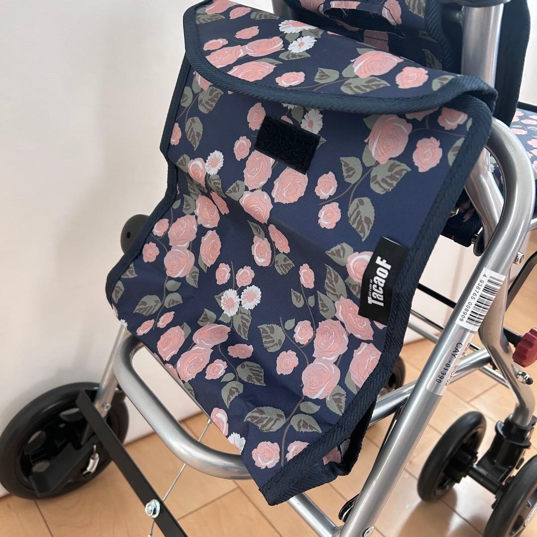 幸和製作所 SICP02 シプール ネイビー シルバーカー　バラ柄　TacaoF