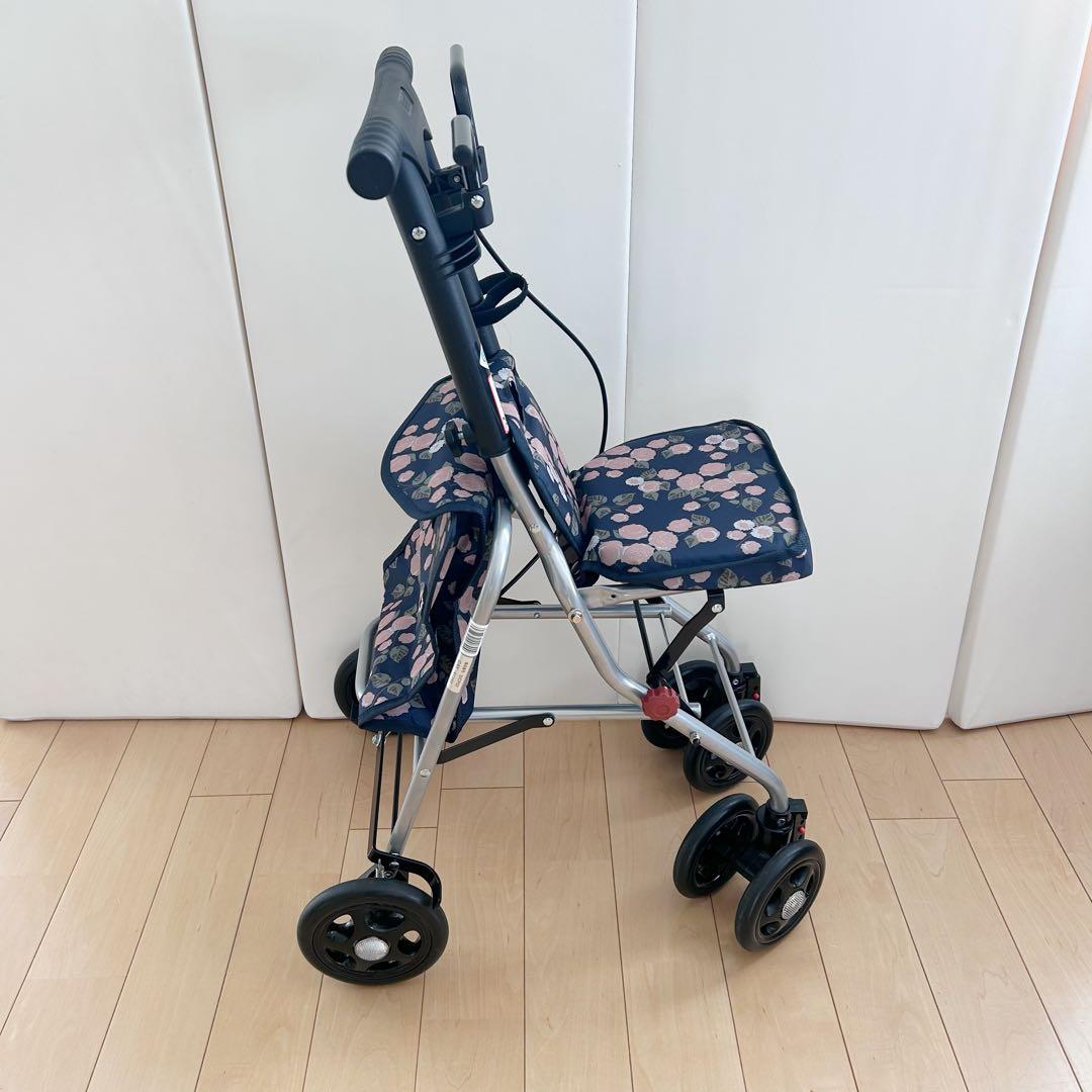 幸和製作所 SICP02 シプール ネイビー シルバーカー　バラ柄　TacaoF