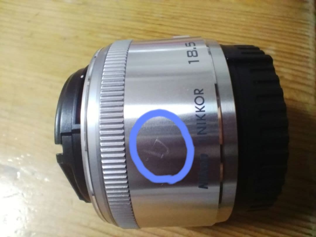 Nikon 1 NIKKOR 18.5mm f/1.8 レンズ シルバー