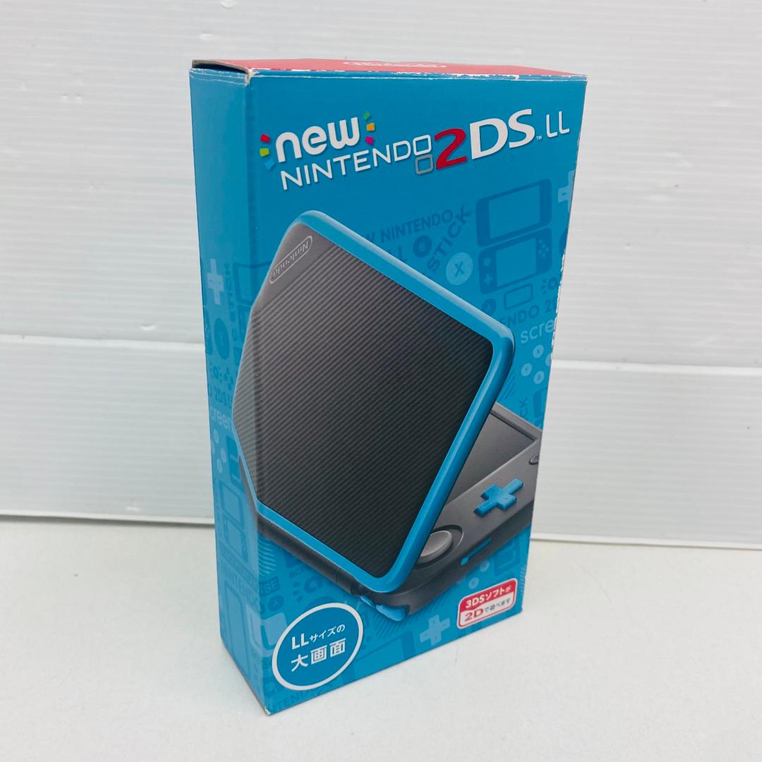 ★未使用品★極美品Newニンテンドー2DS LLブラック×ターコイズ生産終了