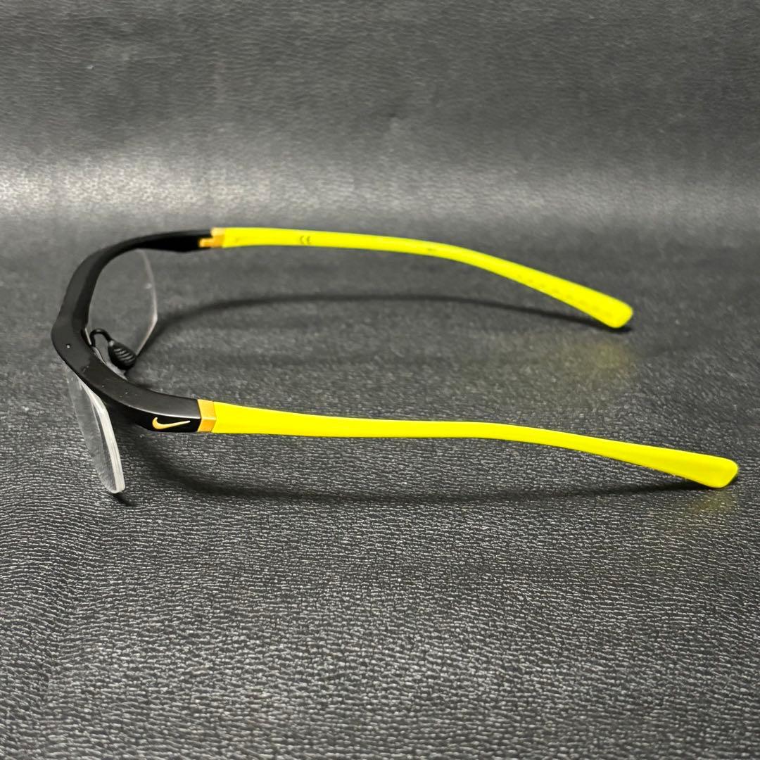 NIKE(ナイキ)ボルテックス/7070/3 メガネフレーム/イエロー×ブラック