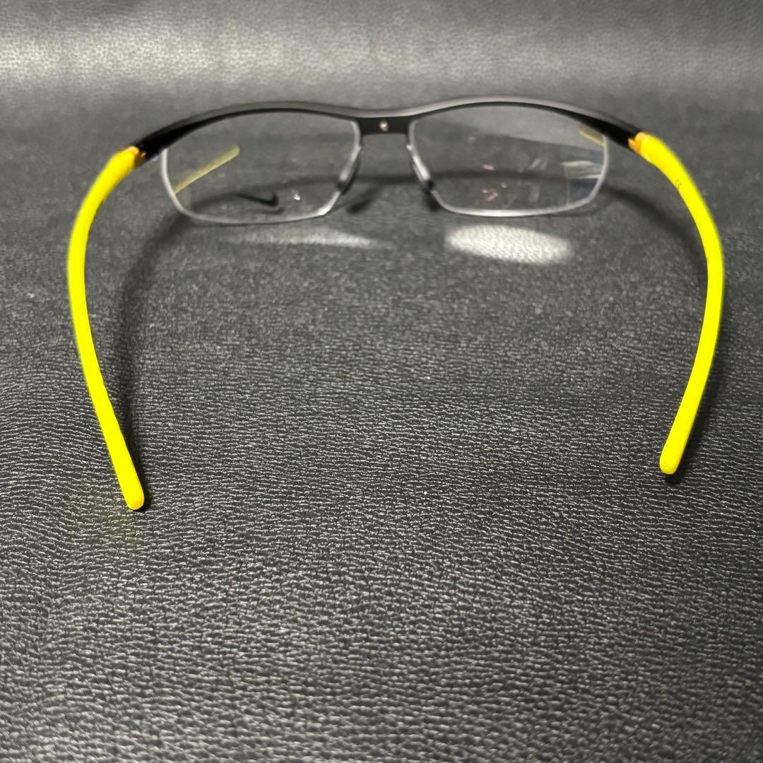 NIKE(ナイキ)ボルテックス/7070/3 メガネフレーム/イエロー×ブラック