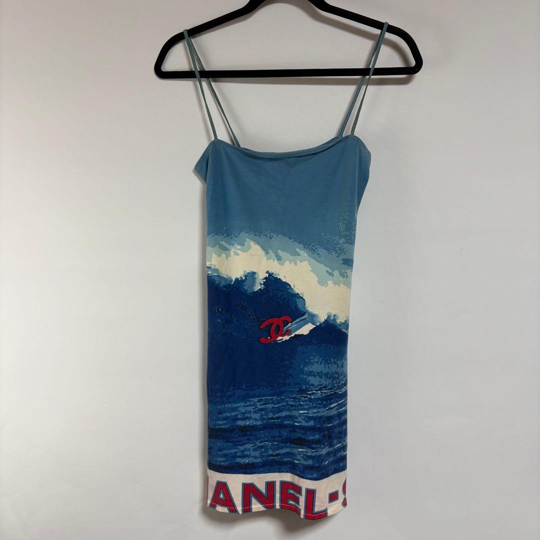CHANEL シャネル サーフライン ワンピース キャミワンピース 38サイズ