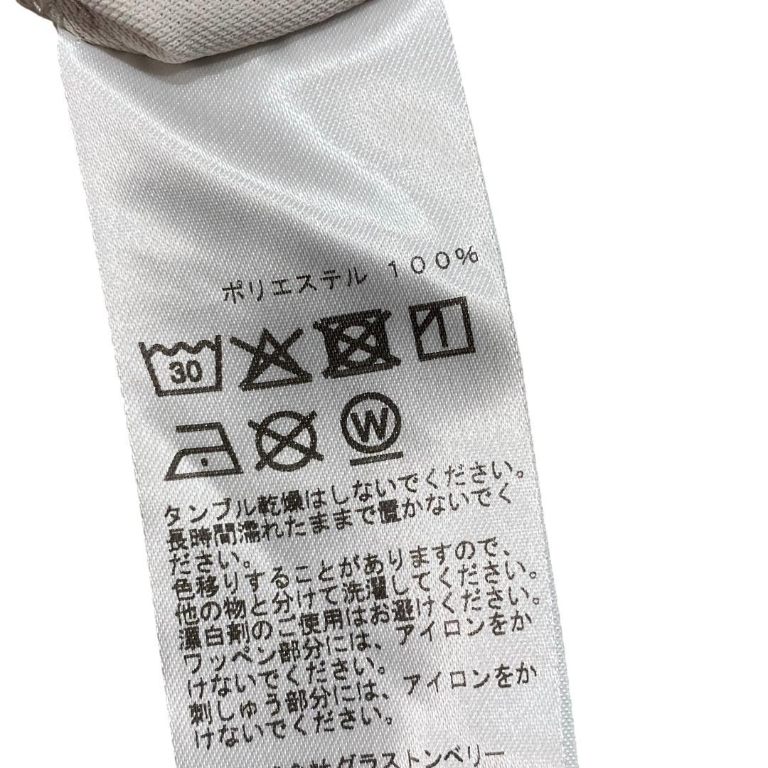 GO/LOOK! ゴルック 襟付き シャツ ホワイト ゴルフ L メンズ ロゴ柄