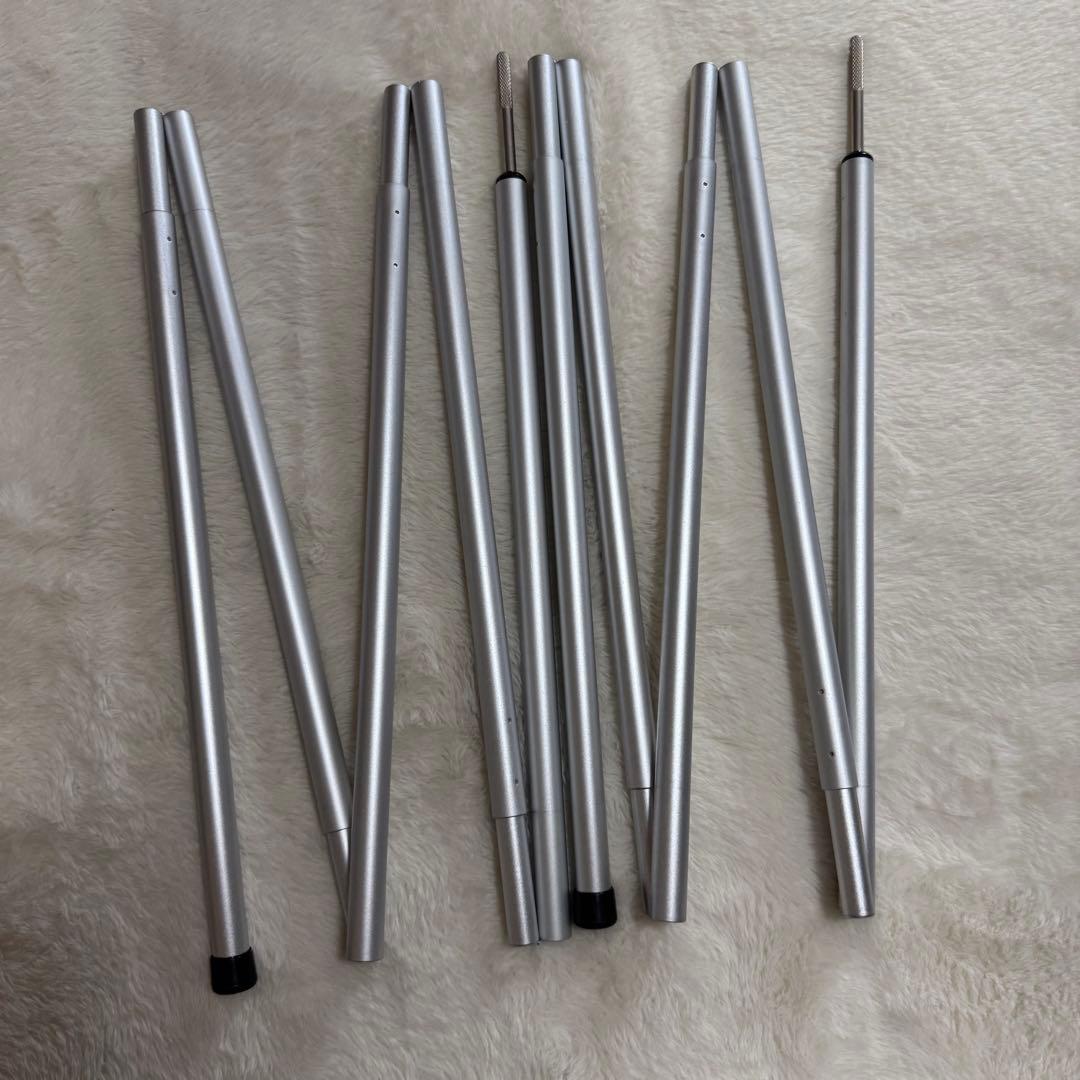 美品モンベル現行モデル　ミニタープ　ダークグリーン　ポール付