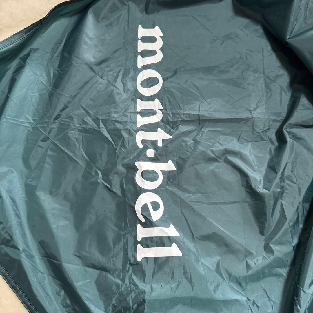 美品モンベル現行モデル　ミニタープ　ダークグリーン　ポール付