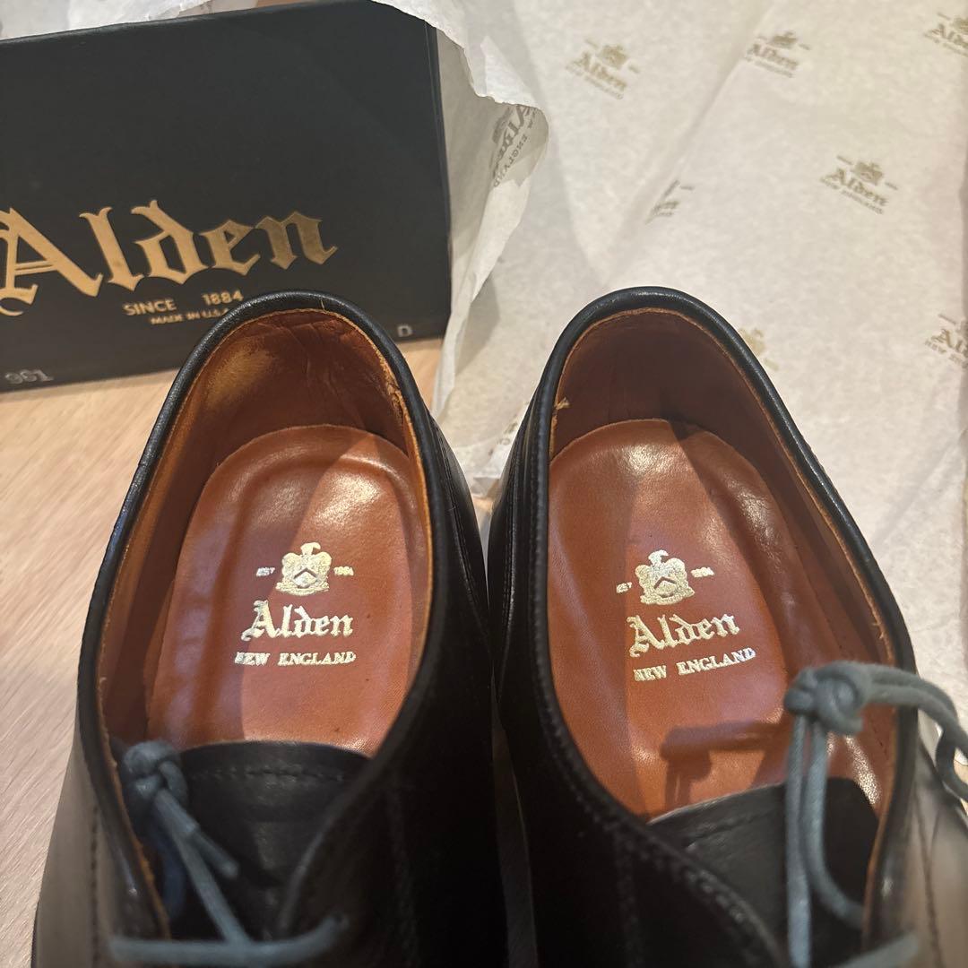 お値下げオールデン　ノルウェージャンスプリット　ダービー　カーフ　961　NST