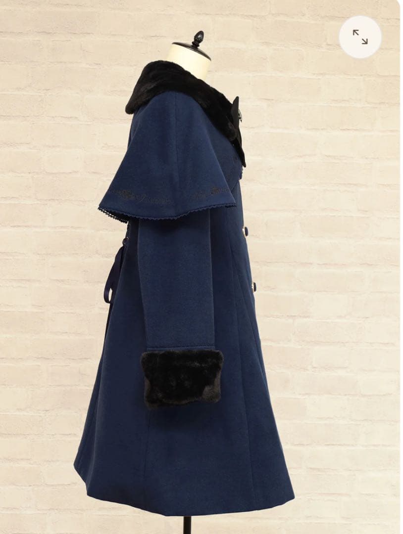 Rosette Doll ケープ付ロングコート Amavel お値下げ交渉◎