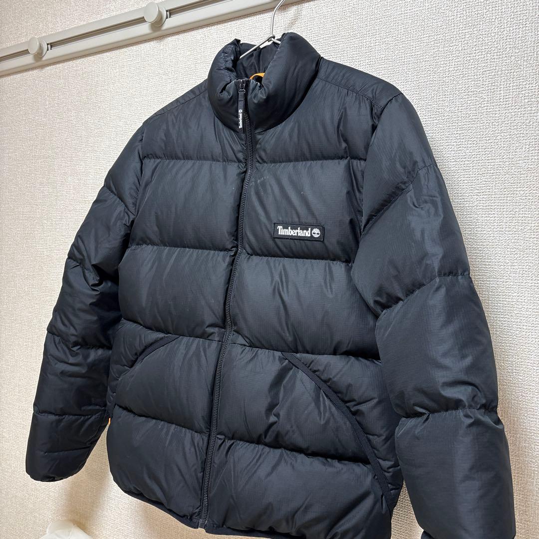 Timberland ブラック ダウンジャケット - メルカリ
