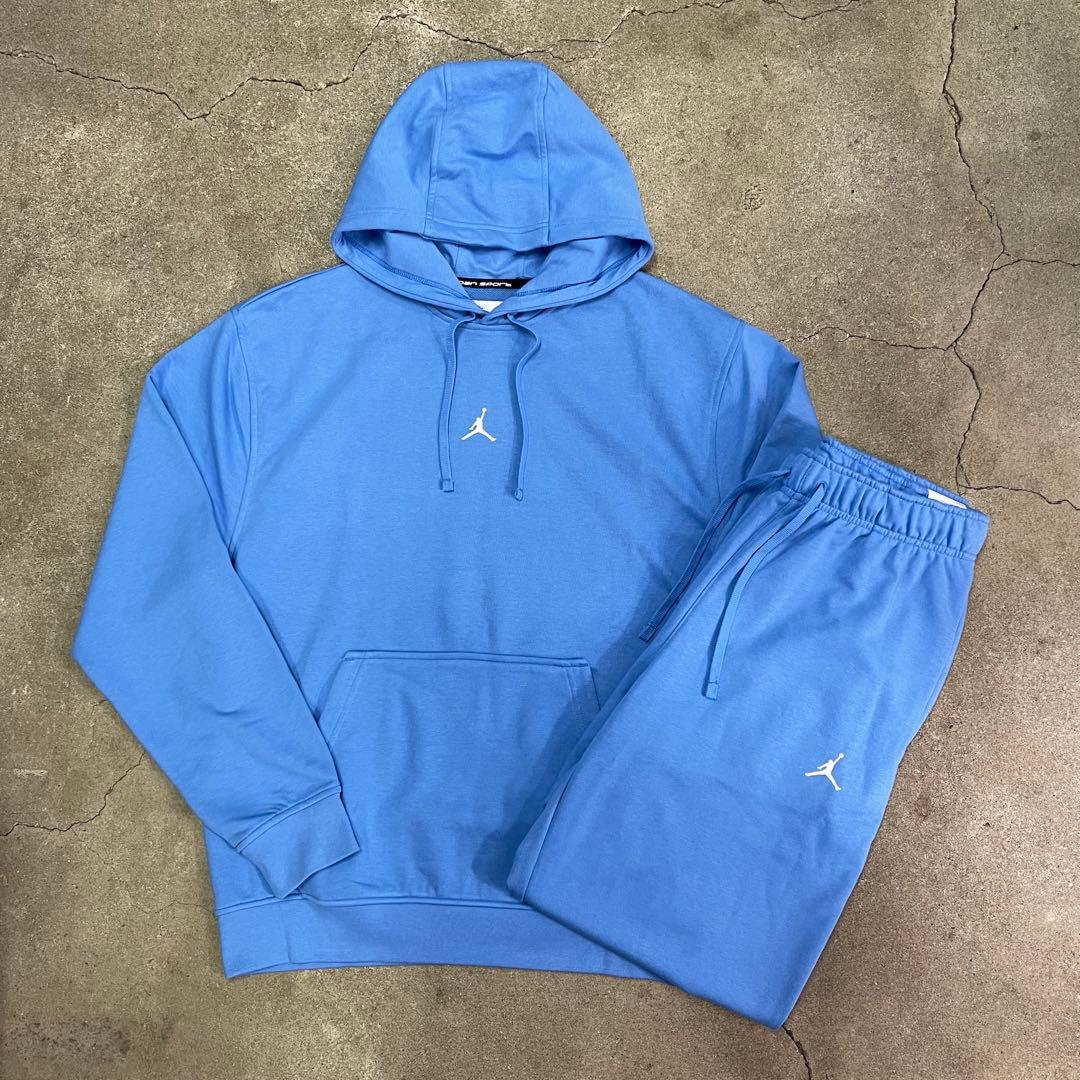 ナイキ ジョーダン スウェット パーカー&パンツ セットアップ ブルー M