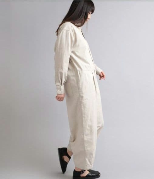 【新品未使用】RNA-Nシャツオールインワン ライトベージュ