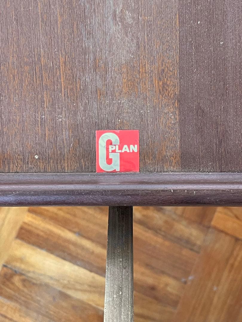 イギリス ヴィンテージ G PLAN ラウンド エクステンション テーブル