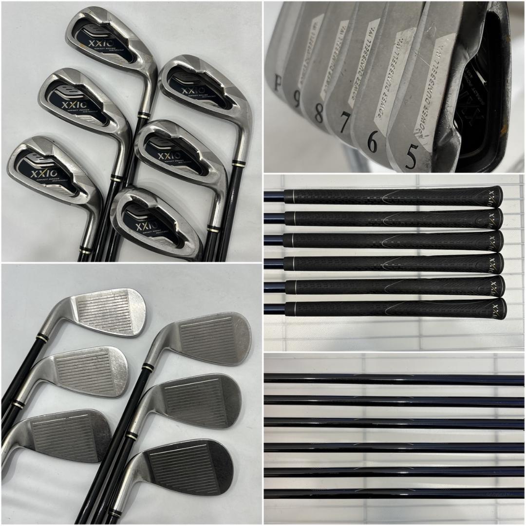 メンズ右利き初心者用　ゼクシオ　6＆8代目　ゴルフクラブセット　W-2233