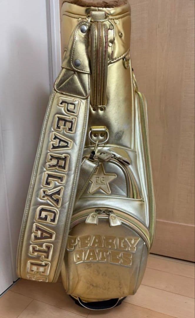 限定★パーリーゲイツ★キャディバッグ★ゴルフ★ゴルフバッグ★レア★ゴールド★金
