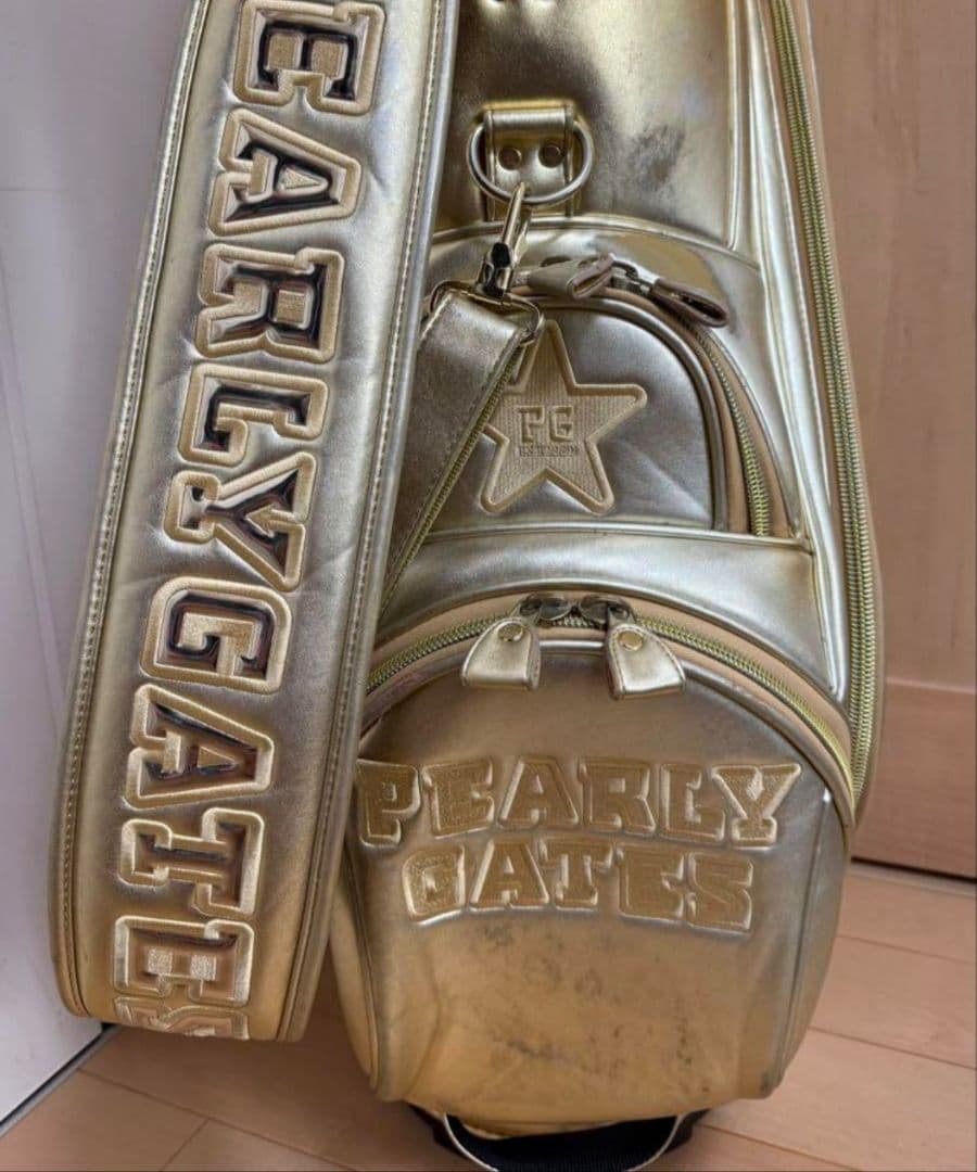 限定★パーリーゲイツ★キャディバッグ★ゴルフ★ゴルフバッグ★レア★ゴールド★金