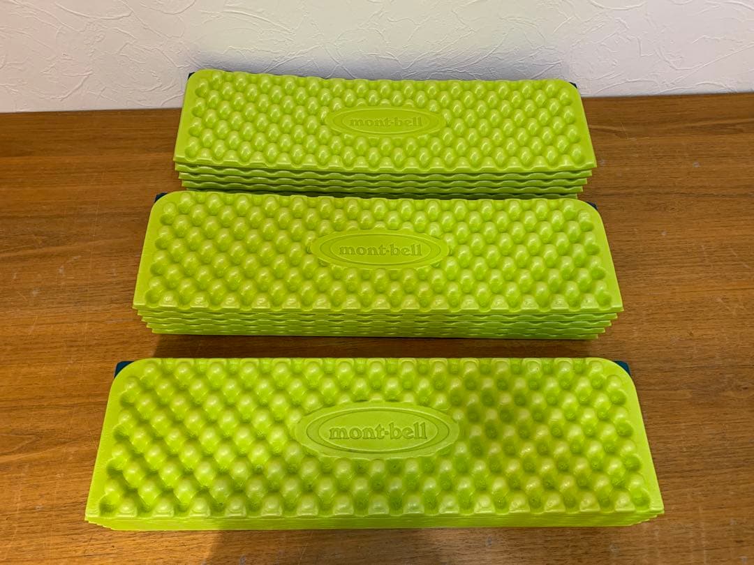 N0821-15★mont-bell 折りたたみ式フォームパッド150㎝ 3点